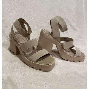 Madden Girl Women's Tempee Sand, Heeled Sandal, Stretch, Size 10